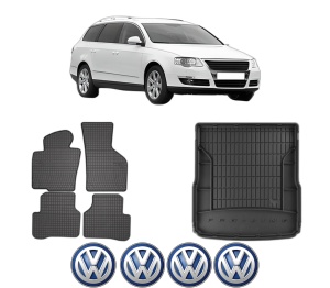 Set Covorase Presuri Auto Si Tavita Portbagaj Volkswagen PASSAT B6 Variant (3C5) din 2005-2011 Volkswagen - Img 2