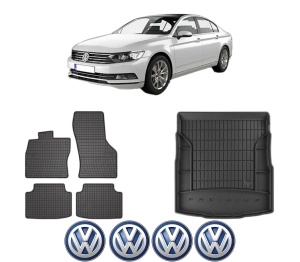 Set Covorase Presuri Auto Si Tavita Portbagaj Volkswagen PASSAT B8 (3G2, CB2) din 2014-2024 Volkswagen - Img 2