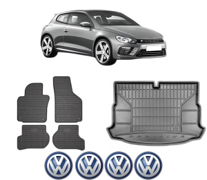 Set Covorase Presuri Auto Si Tavita Portbagaj Volkswagen SCIROCCO III (137, 138) din 2008-2017 Volkswagen - Img 2