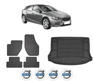 Set Covorase Presuri Auto Si Tavita Portbagaj VOLVO V40 Hatchback (525) din 2012-2019 VOLVO - Img 2
