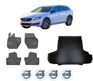 Set Covorase Presuri Auto Si Tavita Portbagaj VOLVO V60 I Cross Country (157) din 2015-2018 VOLVO - Img 2