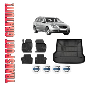 Set Covorase Presuri Auto Si Tavita Portbagaj VOLVO V70 III (135) din 2007-2016 VOLVO