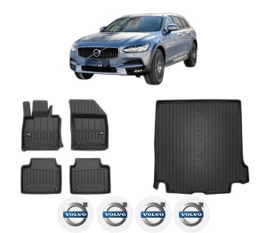 Set Covorase Presuri Auto Si Tavita Portbagaj VOLVO V90 II Cross Country (236) din 2016-2021 VOLVO - Img 2