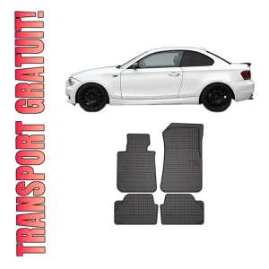 Set covorase presuri BMW Seria 1 Coupe (E82) din 2007-2013, auto, din cauciuc thermoplastic, BMW Seria