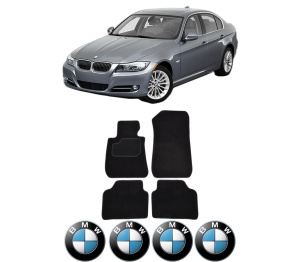 Set Covorase Presuri BMW Seria 3 (E90) din 2004-2011, Auto, Material Textil Mocheta, BMW - Img 2