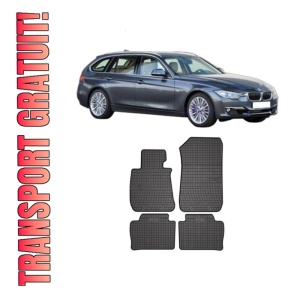 Set covorase presuri BMW Seria 3 Touring (F31) din 2012-2019, auto, din cauciuc thermoplastic, BMW Seria