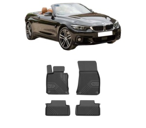 Set covorase presuri BMW Seria 4 Convertible (F33, F83) din 2013-2020, auto, din cauciuc thermoplastic, BMW Seria - Img 2