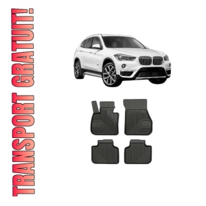 Set covorase presuri BMW Seria X1 Van (F48) din 2015-2022, auto, din cauciuc thermoplastic, BMW Seria