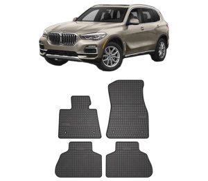 Set covorase presuri BMW Seria X5 Van (G05) din 2019-2023, auto, din cauciuc thermoplastic, BMW Seria - Img 2