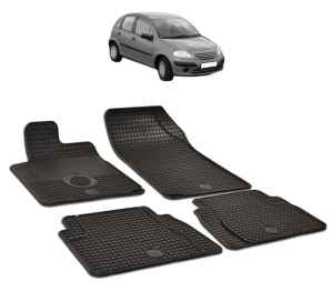 Set covorase presuri CITROEN C3 / C5 din 2005-2008, auto, din cauciuc thermoplastic - Img 2