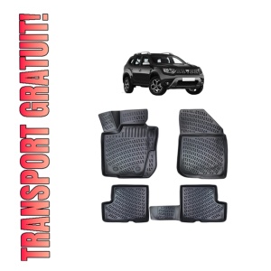 Set covorase presuri DACIA DUSTER 4X2 HM din 2018-2022, auto, din cauciuc thermoplastic - Img 8