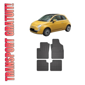 Set covorase presuri FIAT 500 C (312_) din 2009-2020, auto, din cauciuc thermoplastic, FIAT
