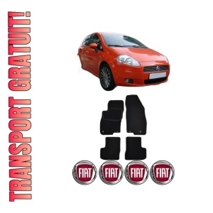 Set Covorase Presuri FIAT PUNTO (199_) din 2012-2018, Auto, Material Textil Mocheta, FIAT