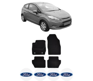 Set Covorase Presuri FORD FIESTA VI (CB1, CCN) din 2008-2018, Auto, Material Textil Mocheta, FORD - Img 2
