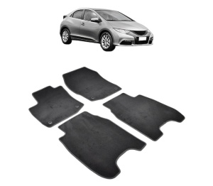 Set covorase presuri HONDA CIVIC IX HATCHBACK din 2012-2016, auto, din cauciuc thermoplastic - Img 2