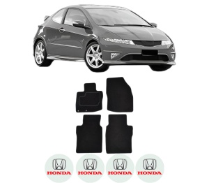 Set Covorase Presuri HONDA CIVIC VIII Hatchback (FN, FK) din 2005-2012, Auto, Material Textil Mocheta, HONDA - Img 2