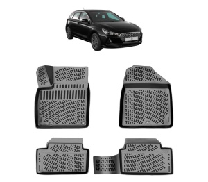 Set covorase presuri HYUNDAI I30 III PD din 2016, auto, din cauciuc thermoplastic - Img 2