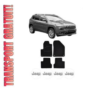 Set Covorase Presuri JEEP CHEROKEE (KL) din 2013-2018, Auto, Material Textil Mocheta, JEEP