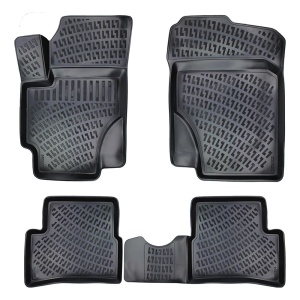 Set covorase presuri KIA RIO II din 2005-2011, auto, din cauciuc thermoplastic - Img 3