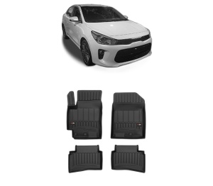 Set covorase presuri KIA RIO IV (YB, SC, FB) din 2017-2023, auto, din cauciuc thermoplastic, KIA - Img 2