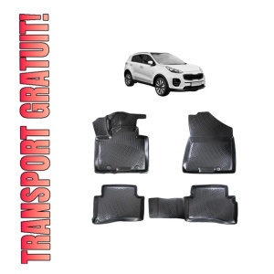 Set covorase presuri KIA SPORTAGE IV din 2015-2021, auto, din cauciuc thermoplastic - Img 8