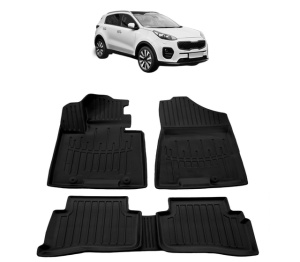 Set covorase presuri KIA SPORTAGE QL din 2015-2021, auto, din cauciuc thermoplastic - Img 2