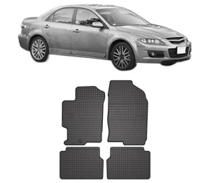 Set covorase presuri MAZDA 6 Hatchback (GG) din 2002-2007, auto, din cauciuc thermoplastic, MAZDA - Img 2