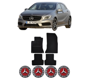 Set Covorase Presuri MERCEDES-BENZ A-CLASS (W176) din 2012-2018, Auto, Material Textil Mocheta, MERCEDES-BENZ - Img 2