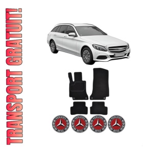 Set Covorase Presuri MERCEDES-BENZ C-CLASS T-Model (S205) din 2014-2021, Auto, Material Textil Mocheta, MERCEDES-BENZ