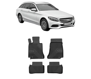 Set covorase presuri MERCEDES-BENZ C-CLASS T-Model (S205) din 2014-2023, auto, din cauciuc thermoplastic, MERCEDES-BENZ - Img 2