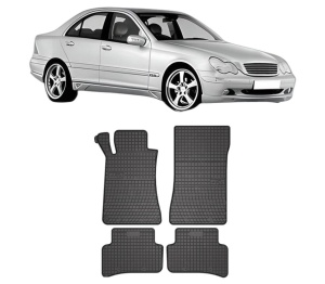 Set covorase presuri MERCEDES-BENZ C-CLASS (W203) din 2000-2007, auto, din cauciuc thermoplastic, MERCEDES-BENZ - Img 2