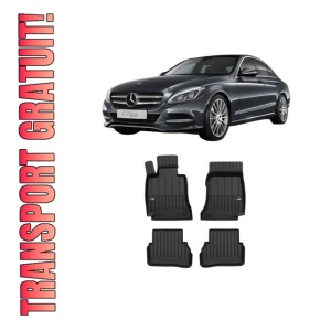 Set covorase presuri MERCEDES-BENZ C-CLASS (W205) din 2013-2021, auto, din cauciuc thermoplastic, MERCEDES-BENZ