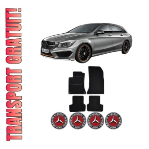 Set Covorase Presuri MERCEDES-BENZ CLA Shooting Brake (X117) din 2015-2019, Auto, Material Textil Mocheta, MERCEDES-BENZ