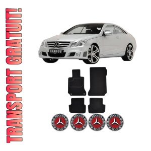 Set Covorase Presuri MERCEDES-BENZ E-CLASS Coupe (C207) din 2009-2016, Auto, Material Textil Mocheta, MERCEDES-BENZ