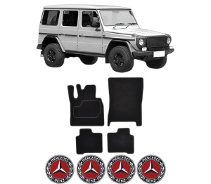 Set Covorase Presuri MERCEDES-BENZ G-CLASS (W461) din 2003-2023, Auto, Material Textil Mocheta, MERCEDES-BENZ - Img 2