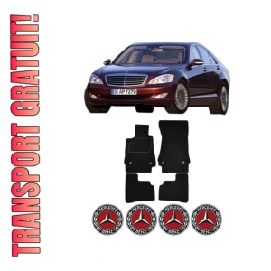 Set Covorase Presuri MERCEDES-BENZ S-CLASS (W221, V221) din 2005-2013, Auto, Material Textil Mocheta, MERCEDES-BENZ