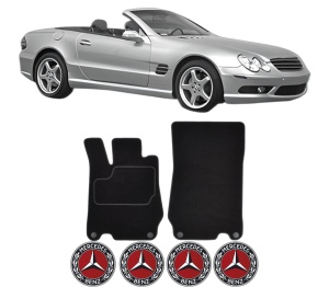 Set Covorase Presuri MERCEDES-BENZ SL (R230) din 2001-2012, Auto, Material Textil Mocheta, MERCEDES-BENZ - Img 2
