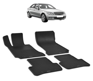 Set covorase presuri MERCEDES W204 C-KLASSE din 2007-2014, auto, din cauciuc thermoplastic - Img 7