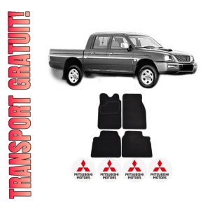 Set Covorase Presuri MITSUBISHI L200 (K7_T, K6_T, K5_T) din 1996-2007, Auto, Material Textil Mocheta, MITSUBISHI