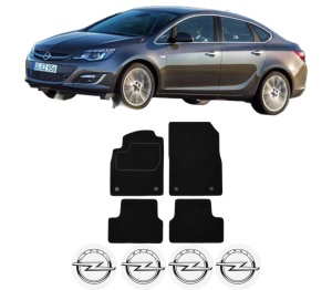 Set Covorase Presuri OPEL ASTRA J Saloon din 2012-2015, Auto, Material Textil Mocheta, OPEL - Img 2