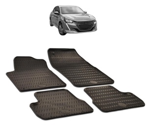Set covorase presuri PEUGEOT 208 din 2012-2018, auto, din cauciuc thermoplastic - Img 2