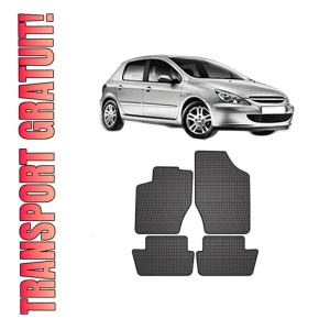 Set covorase presuri PEUGEOT 307 (3A/C) din 2000-2012, auto, din cauciuc thermoplastic, PEUGEOT