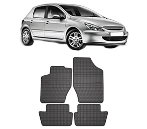 Set covorase presuri PEUGEOT 307 (3A/C) din 2000-2012, auto, din cauciuc thermoplastic, PEUGEOT - Img 2