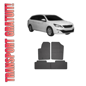 Set covorase presuri PEUGEOT 308 SW II Estate Van (LC_) din 2014-2021, auto, din cauciuc thermoplastic, PEUGEOT