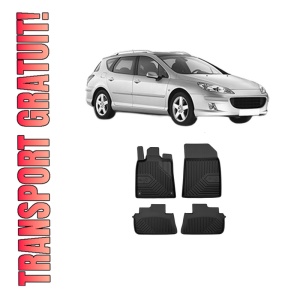 Set covorase presuri PEUGEOT 407 SW (6E_, 6D_) din 2004-2010, auto, din cauciuc thermoplastic, PEUGEOT