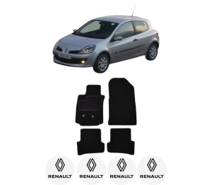 Set Covorase Presuri RENAULT CLIO III (BR0/1, CR0/1) din 2005-2014, Auto, Material Textil Mocheta, RENAULT - Img 2