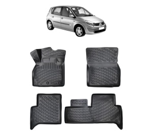 Set covorase presuri RENAULT SCENIC II din 2003-2009, auto, din cauciuc thermoplastic - Img 2