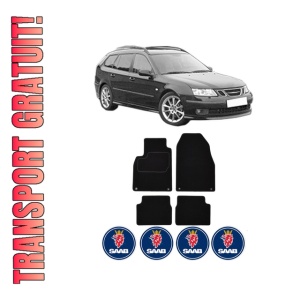 Set Covorase Presuri SAAB 9-3 Estate (E50) din 2005-2015, Auto, Material Textil Mocheta, SAAB