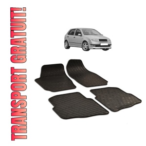 Set covorase presuri SKODA FABIA din 2000-2007, auto, din cauciuc thermoplastic - Img 8