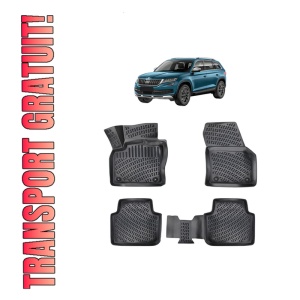 Set covorase presuri SKODA KODIAQ I din 2016-2023, auto, din cauciuc thermoplastic